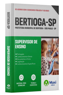 Apostila Prefeitura de Bertioga - SP  - 2023