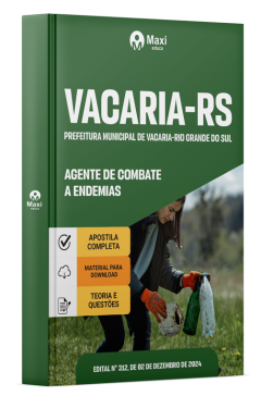 Apostila Prefeitura de Vacaria-SP 2024