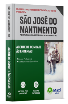 Apostila Prefeitura de São José Do Mantimento - MG - 2024