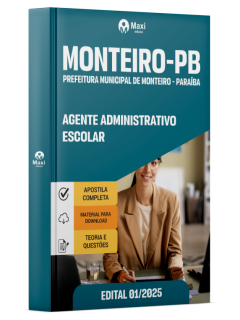 Apostila Prefeitura de Monteiro - PB - 2025