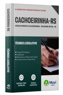 Apostila Câmara De Cachoeirinha - RS - 2023
