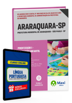 Apostila Prefeitura de Araraquara - SP - 2023