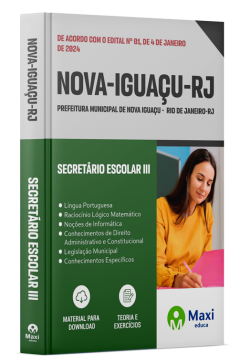 Apostila Prefeitura de Nova Iguaçu - RJ - 2024