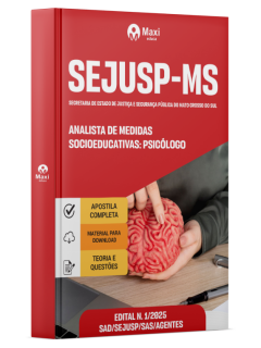 Apostila SEJUSP-MS - Secretaria de Estado de Justiça e Segurança Pública do Mato Grosso do Sul - 2025