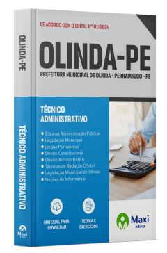 Apostila Prefeitura de Olinda - PE - 2024