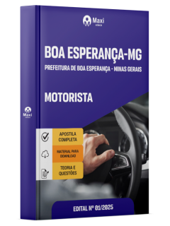 Apostila Prefeitura de Boa Esperança - MG - 2025