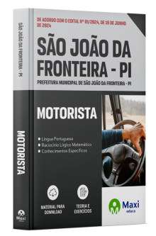 Apostila Prefeitura de São João da Fronteira - PI - 2024