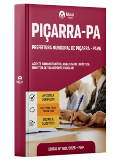 Apostila Prefeitura de Piçarra - PA - 2025