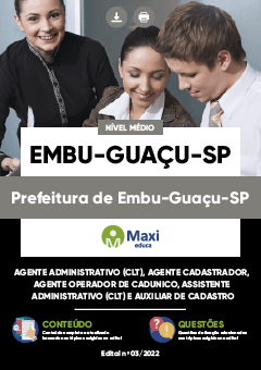 Apostila Prefeitura de Embu Guaçu-SP 2022