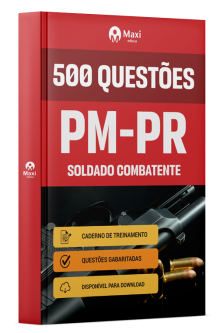 Caderno 500 questões gabaritadas - PM-PR 2025