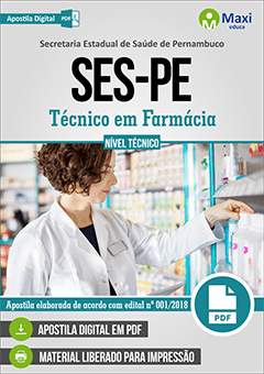 Apostila Digital em PDF da Secretaria Estadual de Saúde de Pernambuco - SES-PE