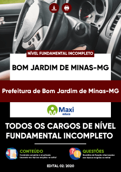 Apostila Prefeitura de Bom Jardim de Minas-MG