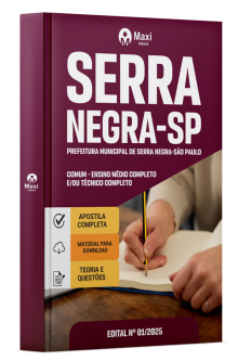 Apostila Prefeitura de Serra Negra-SP 2025