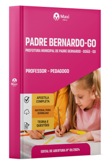 Apostila Prefeitura de Padre Bernardo - GO -2024