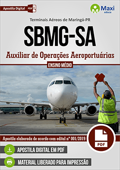 Apostila Digital em PDF dos Terminais Aéreos de Maringá-PR - SBMG-SA