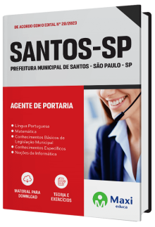 Apostila Prefeitura de Santos - SP - 2023