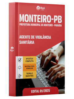 Apostila Prefeitura de Monteiro - PB - 2025