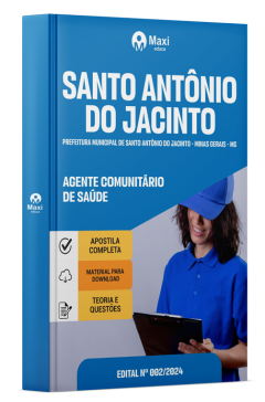 Apostila Prefeitura de Santo Antônio do Jacinto - MG - 2024