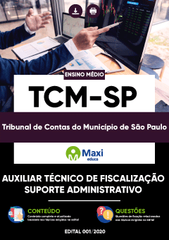 Apostila  do Tribunal de Contas do Município de São Paulo - TCM-SP