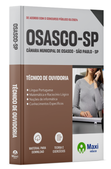 Apostila Câmara de Osasco - SP - 2024