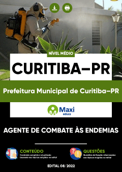 Apostila Prefeitura de Curitiba-PR 2022