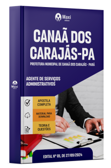 Apostila Prefeitura de Canaã dos Carajás - PA - 2024