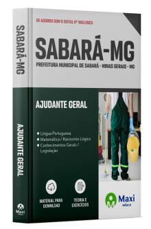 Apostila Prefeitura de Sabará  - MG - 2023