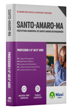 Apostila Prefeitura de Santo Amaro do Maranhão - MA - 2024