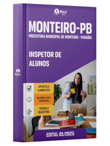 Apostila Prefeitura de Monteiro - PB - 2025