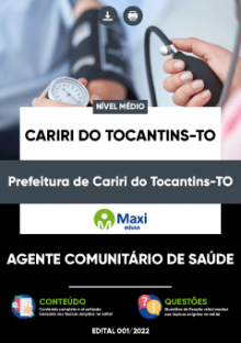 Apostila Prefeitura de Cariri do Tocantins-TO 2022