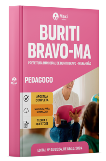 Apostila Prefeitura de Buriti Bravo-MA 2024