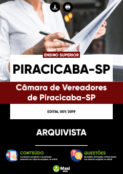 Apostila Digital em PDF da Câmara de Vereadores de Piracicaba-SP