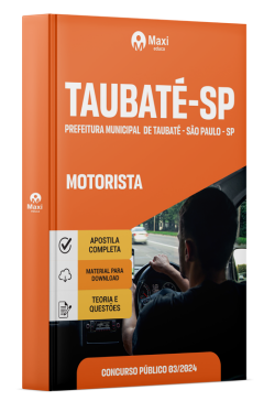 Apostila Prefeitura de Taubaté-SP 2024