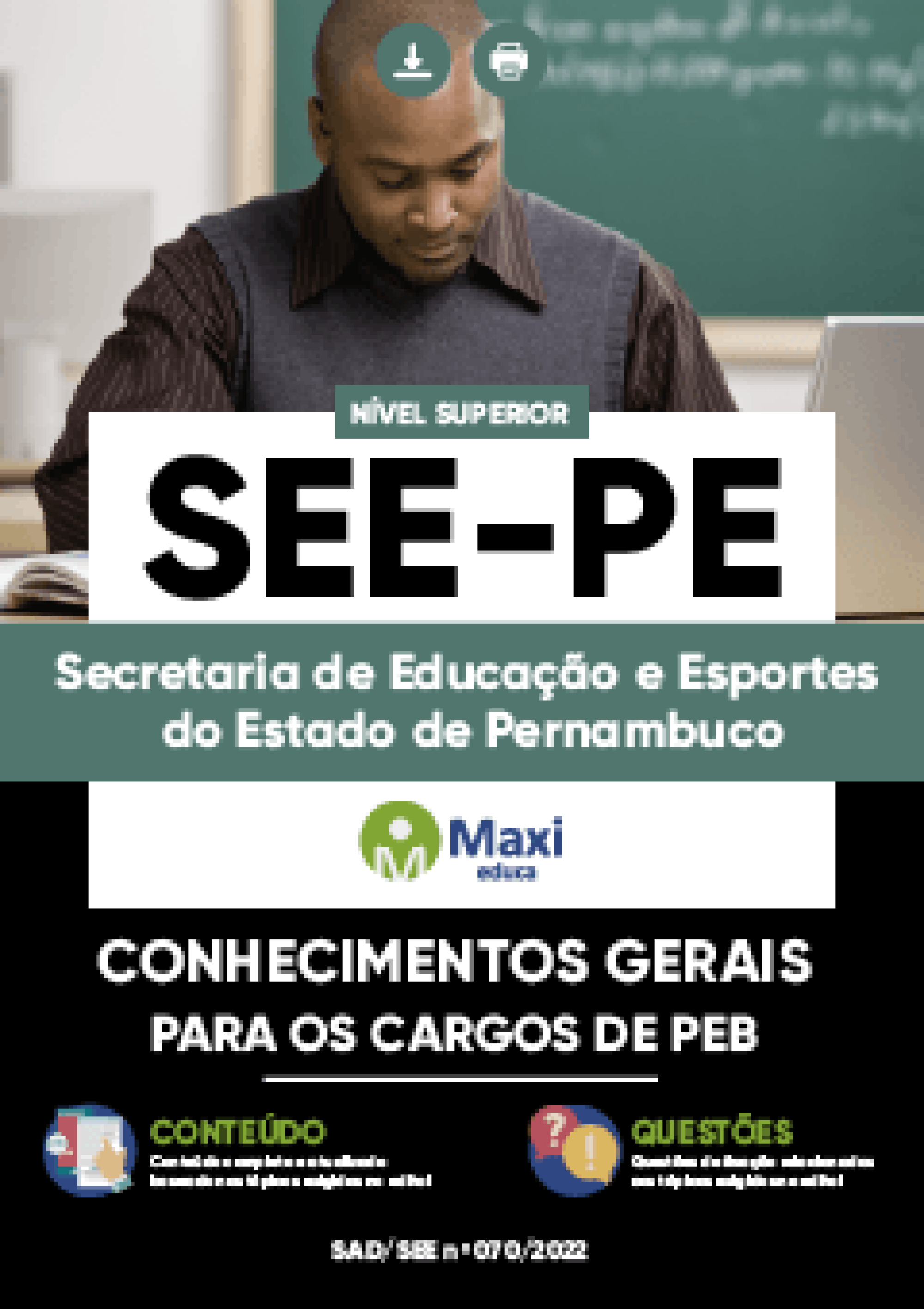 Apostila Digital em PDF Secretaria de Educação e Esportes do Estado de Pernambuco - SEE-PE