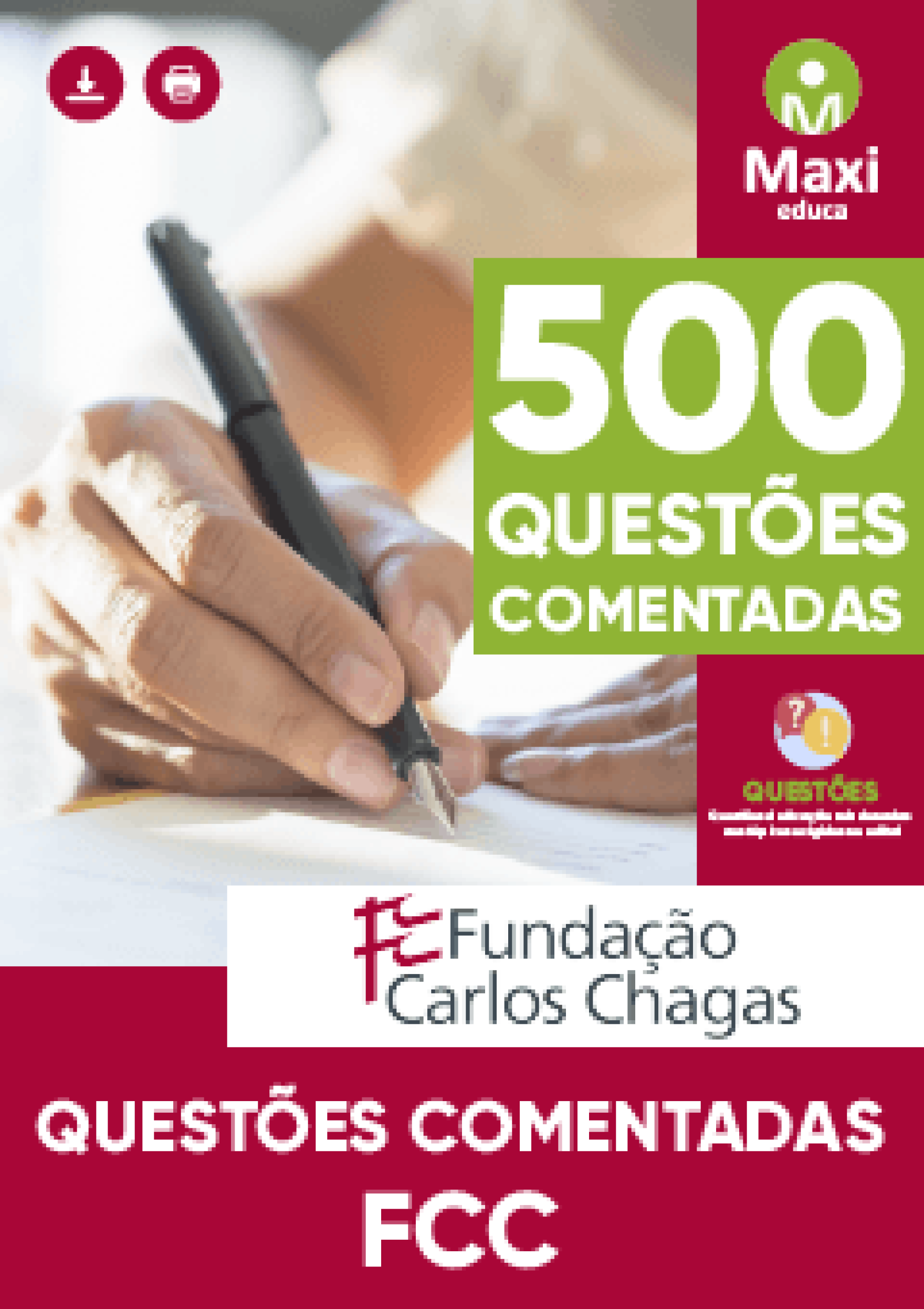 Capa - Caderno de Questões - Questões comentadas FCC