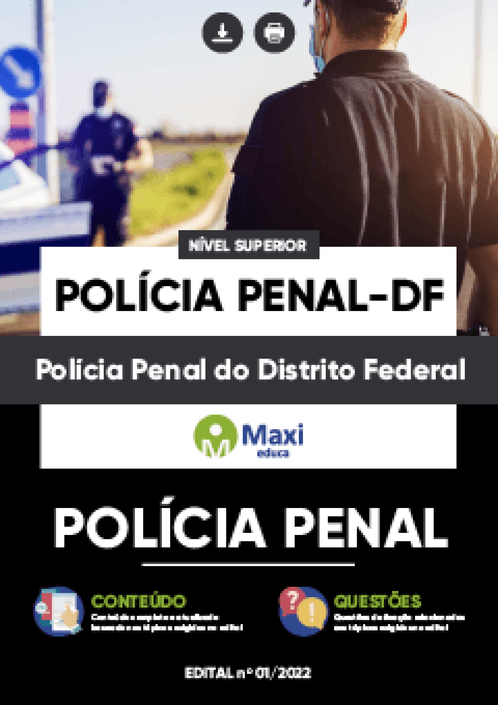 Apostila Digital em PDF da Polícia Penal-DF