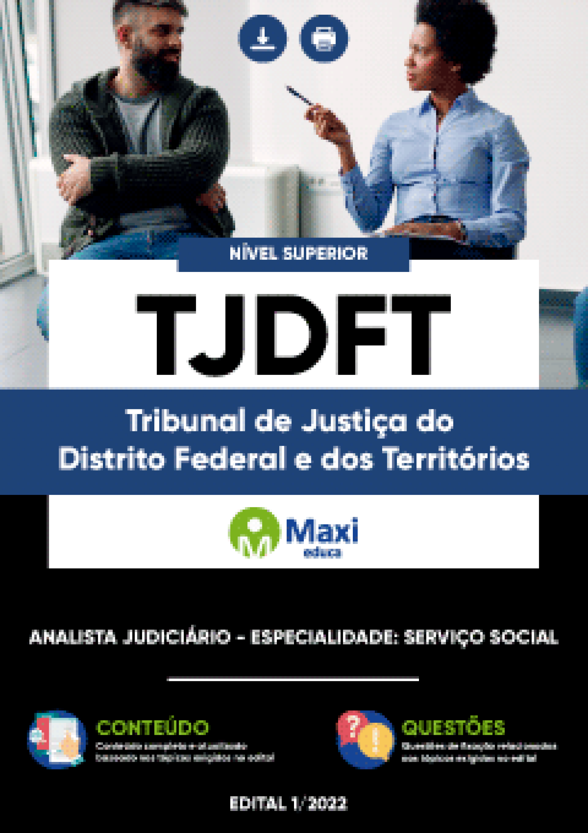 Apostila Digital em PDF do Tribunal de Justiça do Distrito Federal e dos Territórios - TJDFT