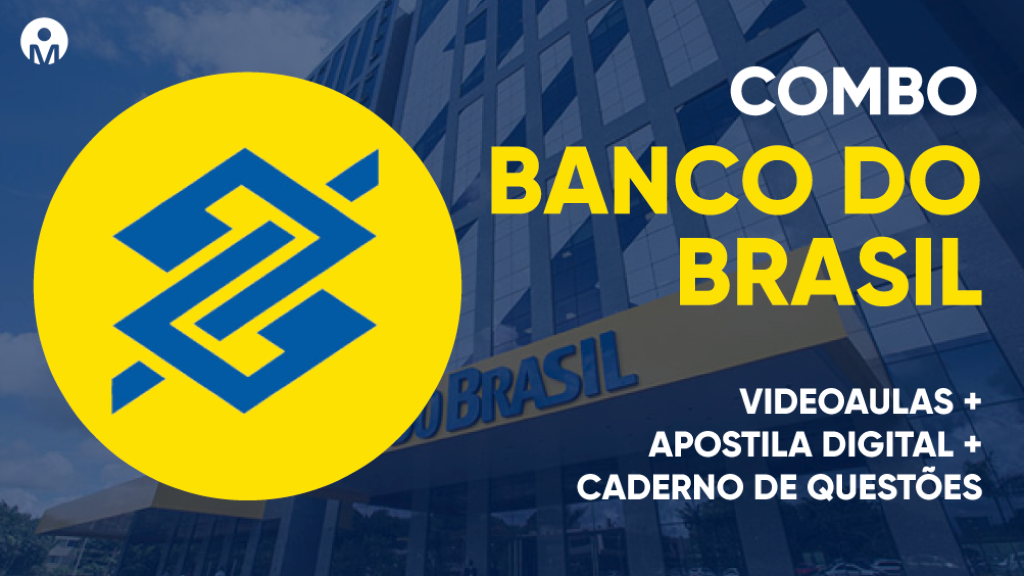 Combo Curso Online + Apostila Digital e Caderno de Questões - Banco do Brasil