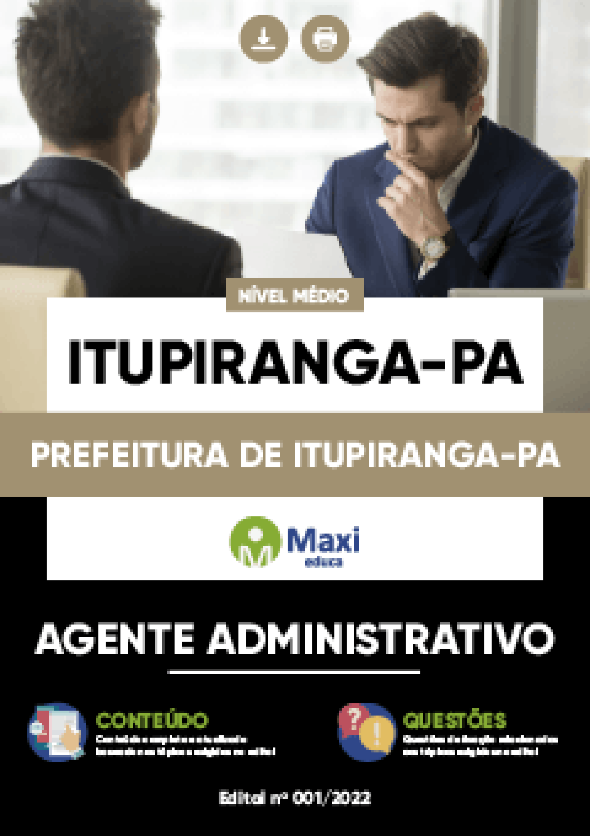 Apostila Digital em PDF da Prefeitura de Itupiranga-PA