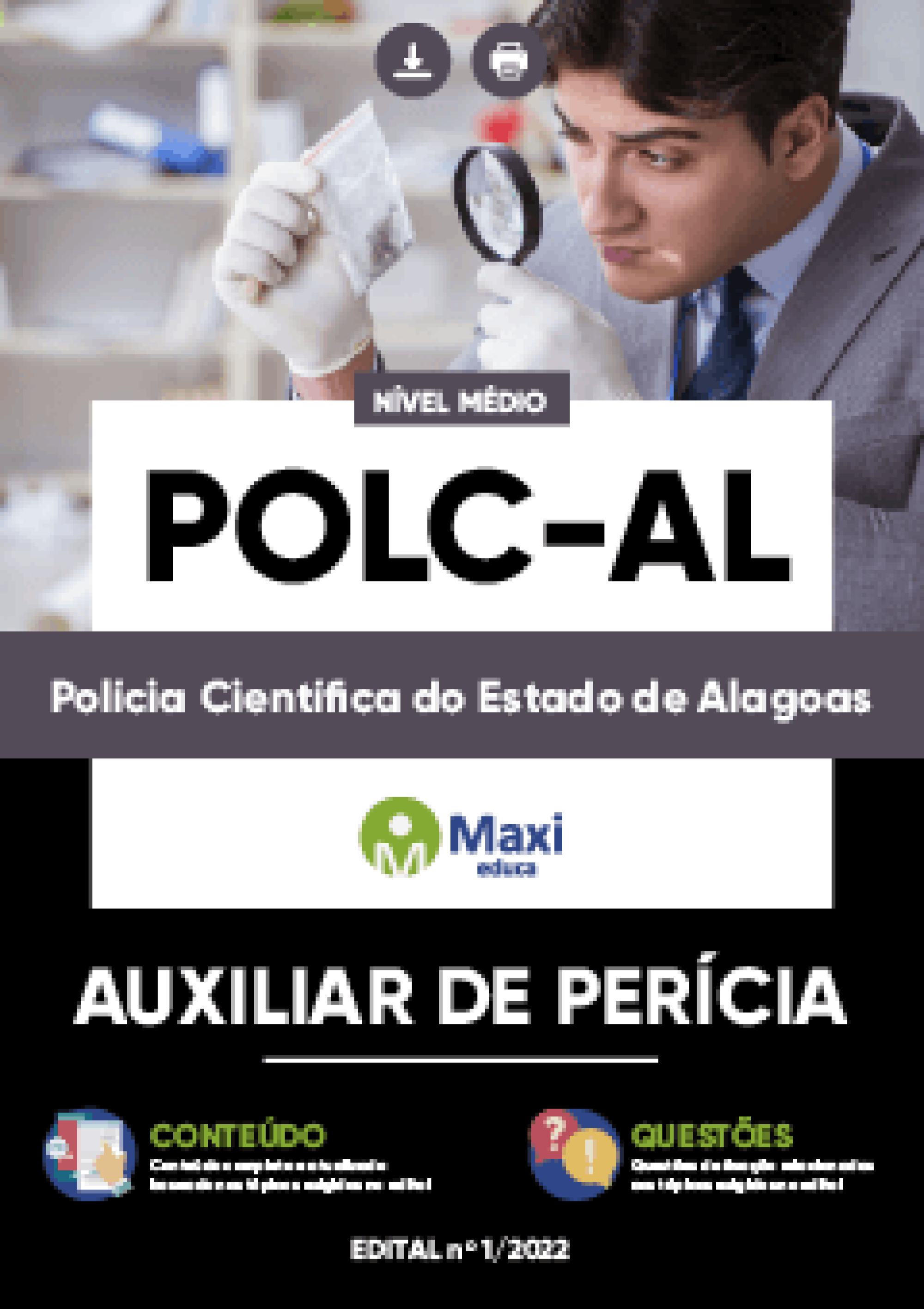 Apostila Digital em PDF do Polícia Científica do Estado de Alagoas - POLC-AL