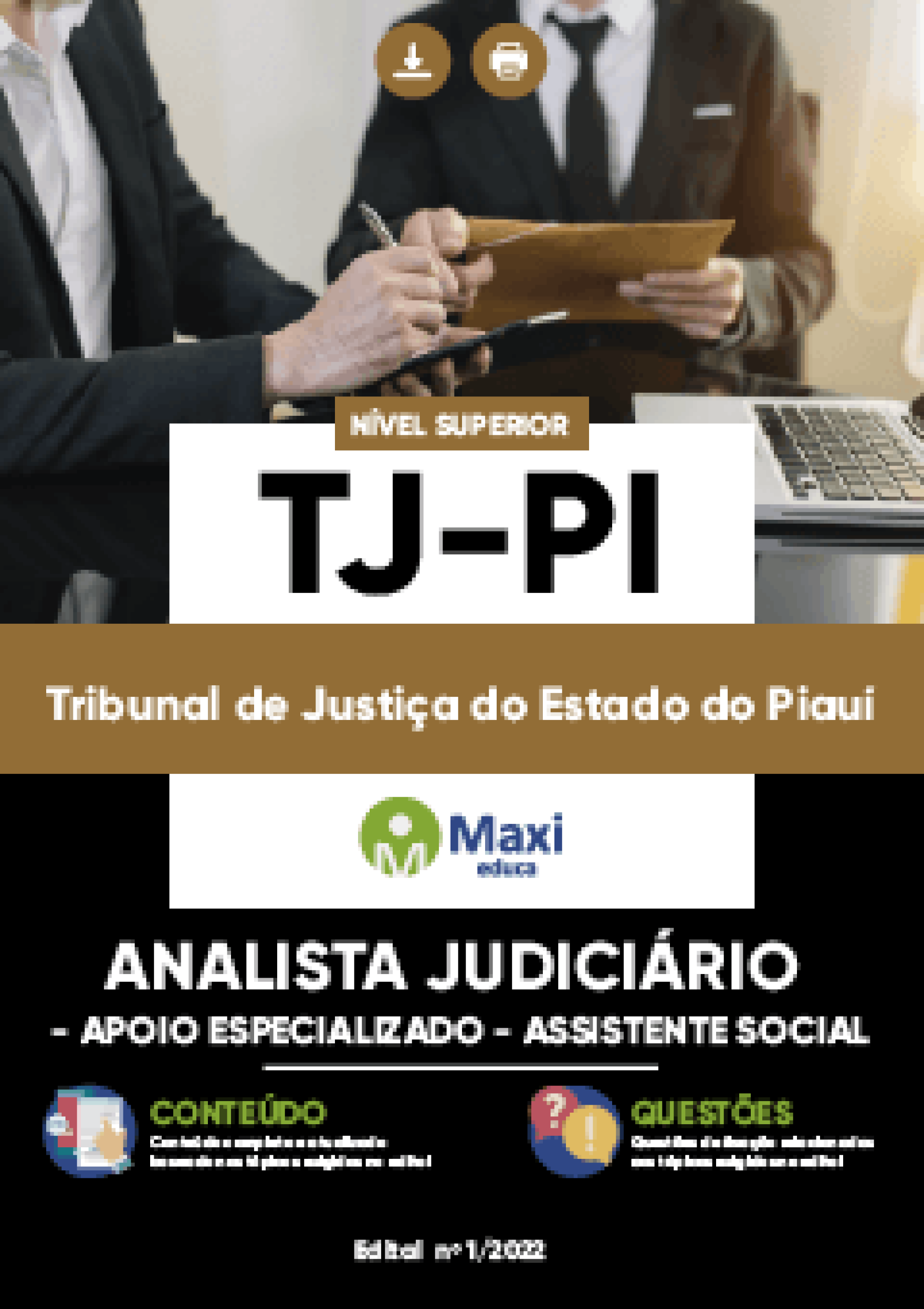 Apostila Digital em PDF do Tribunal de Justiça do Estado do Piauí - TJ-PI