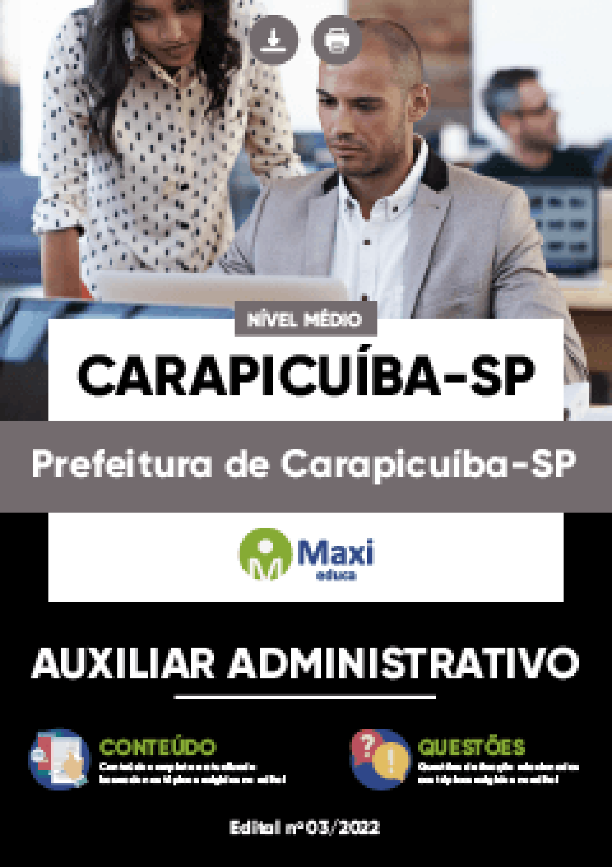 Apostila Digital em PDF da Prefeitura de Carapicuíba-SP