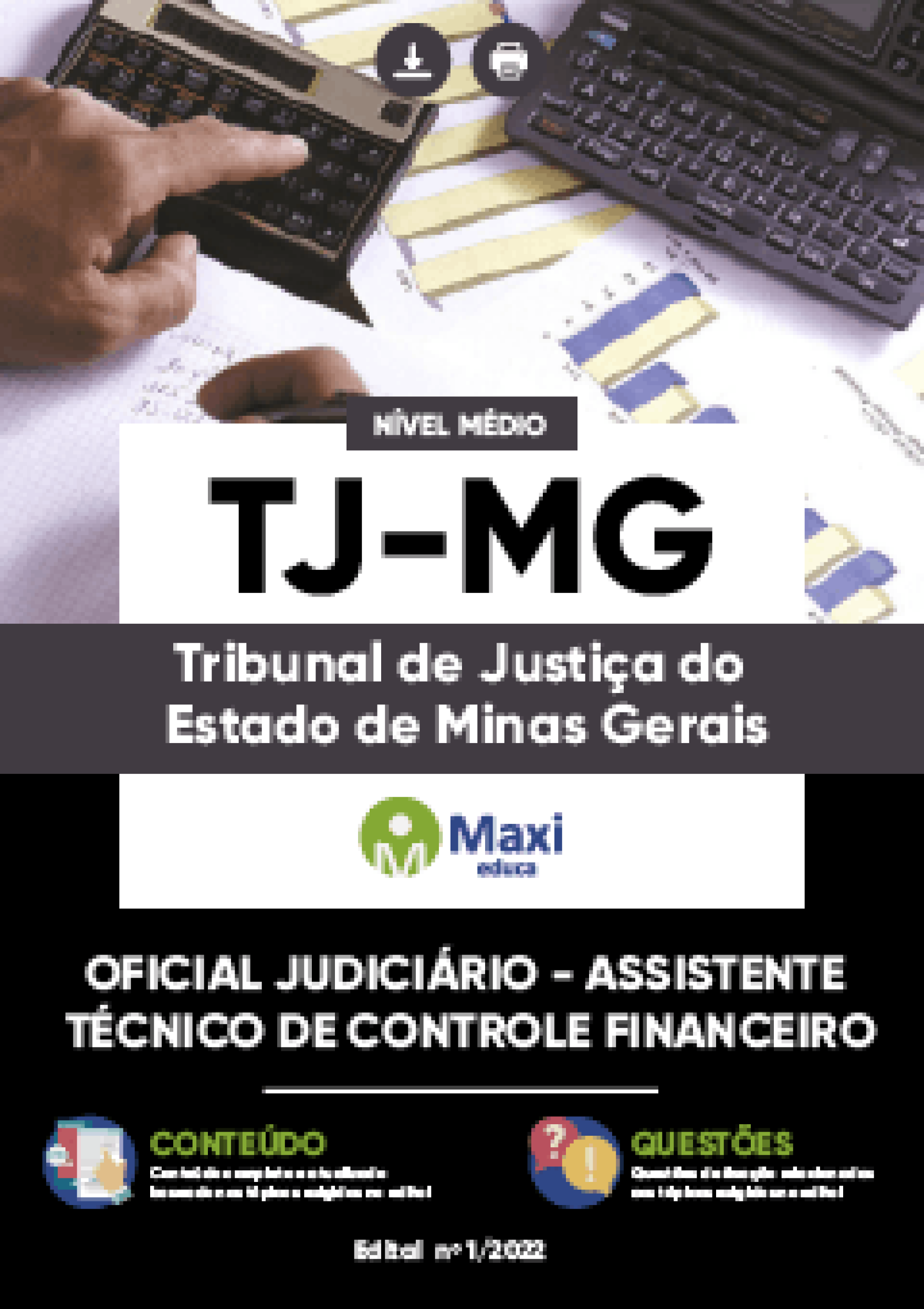 Apostila Digital em PDF do Tribunal de Justiça do Estado de Minas Gerais - TJ-MG