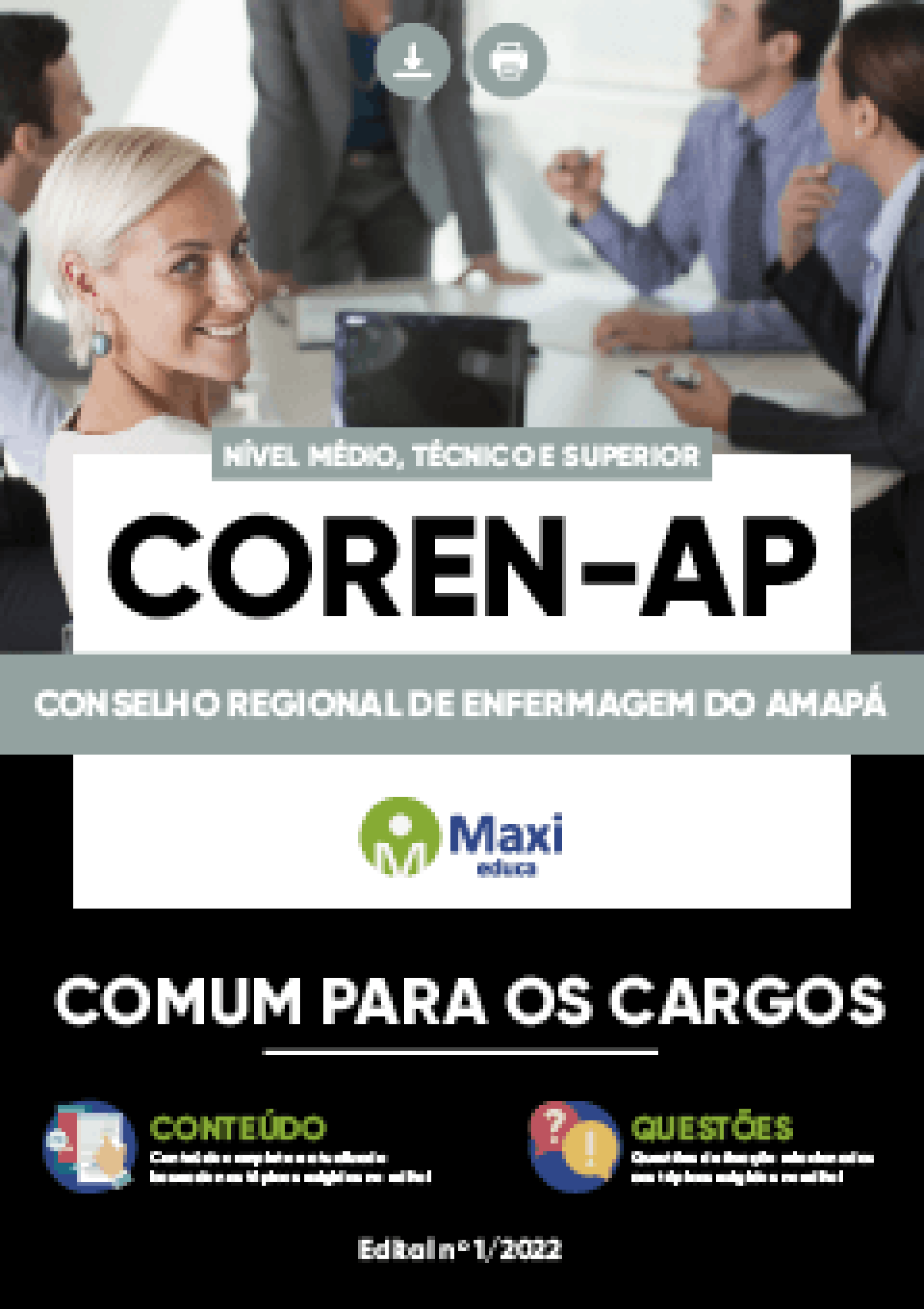 Apostila Digital em PDF da COREN-AP - Conselho Regional de Enfermagem do Amapá