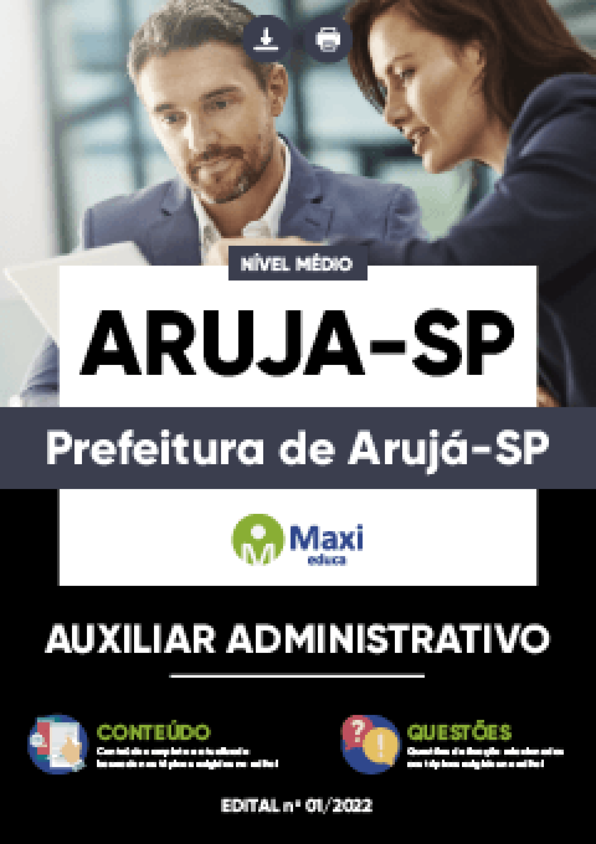 Apostila Digital em PDF da Prefeitura de Arujá-SP