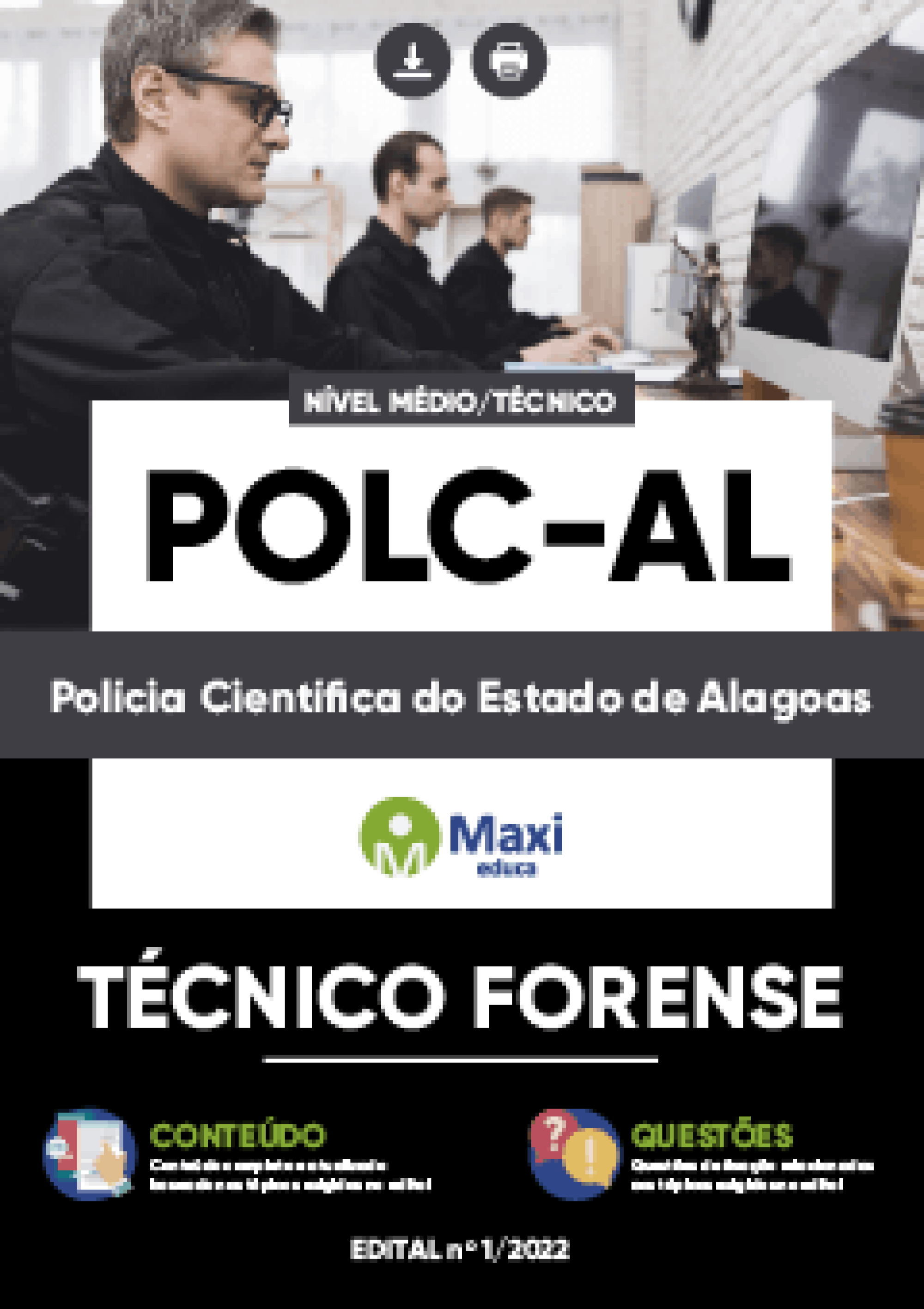 Apostila Digital em PDF do Polícia Científica do Estado de Alagoas - POL-AL
