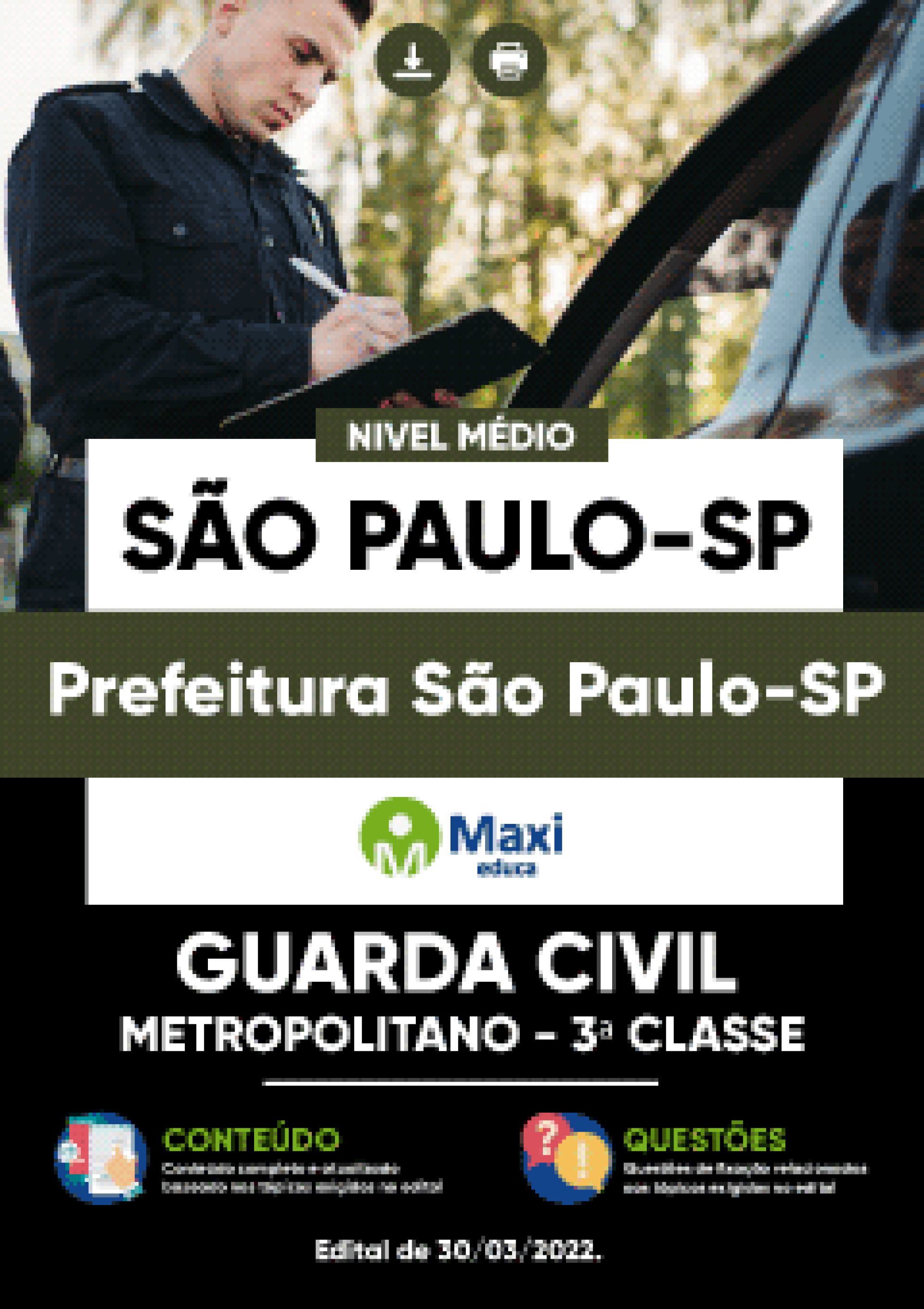 Apostila Digital em PDF da Prefeitura de São Paulo-SP