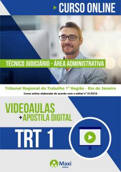 TRT 1 - Tribunal Regional do Trabalho 1ª Região - Rio de Janeiro