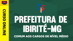 Curso Prefeitura de Ibirité - MG - Comum aos Cargos de Nível Médio