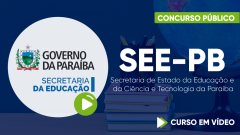 SEE-PB - Secretaria de Estado da Educação e da Ciência e Tecnologia da Paraíba